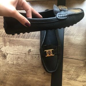 Tory Burch leather loafers